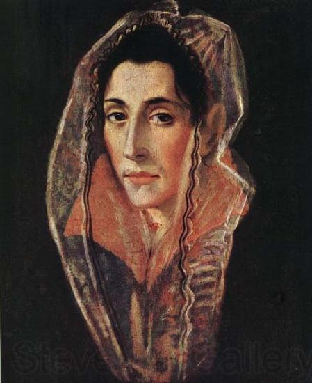 GRECO, El Female Portrait Spain oil painting art